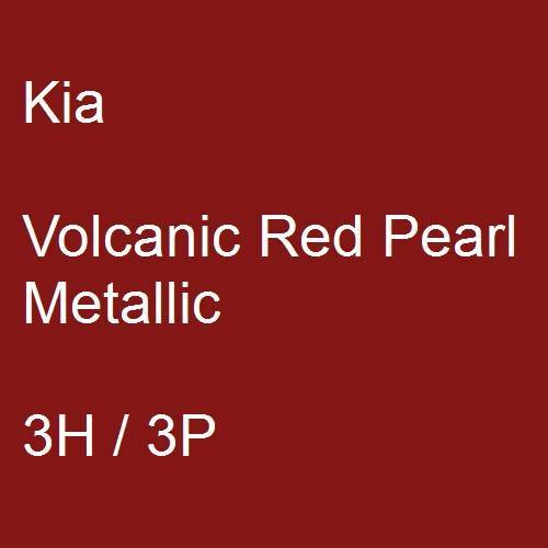 Kia, Volcanic Red Pearl Metallic, 3H / 3P.